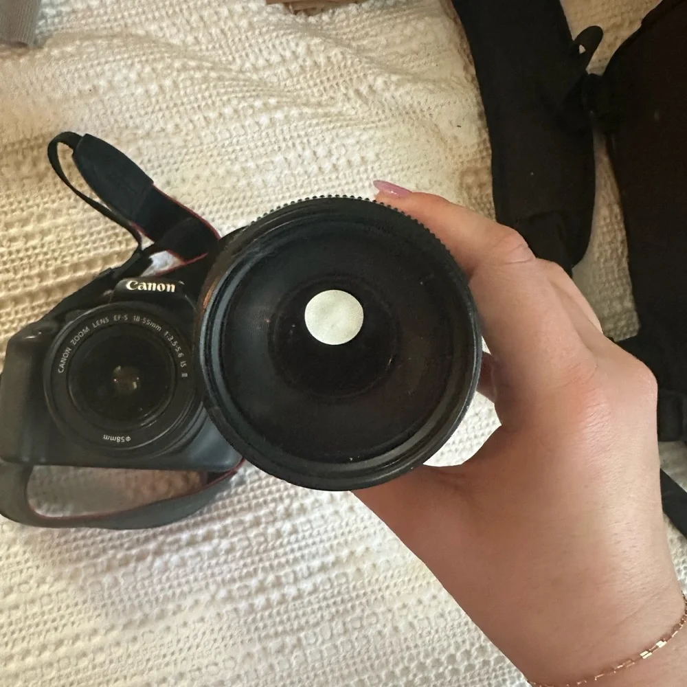 Canon Rebel T5 with 2 Lenses and Bag